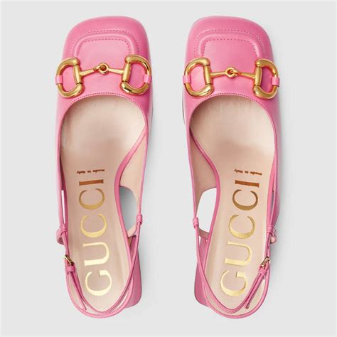 gucci horsebit pumps pink|Gucci marmont mid heel pump.